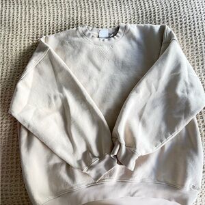 TNA Cream Crew Neck Sweater
